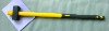 German type stonning hammer with plastic handle