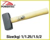 Germany style stoning hammer W/hickory wooden handle