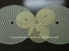 Glass fiber net pieces for the grinding wheel