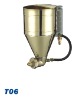 Good quality brass hopper gun 1300ml cup with CE certificate