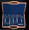 Grooming scissors 6.5" straight and curved c440 material cobalt V10