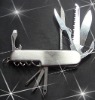 HI320--420/430steel polish 10 accessories folding pocket knife