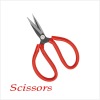 HML-03F 21 years professional new shape rubber handle kitchen scissors