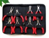 HOT!!5 %OFF!! WHOLESALE!!USEFUL special MINI DIY accessory jewelry tools pliers!!red color with different sizes