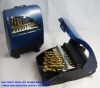 HSS TWIST DRILL BIT SET IN METAL CASE