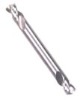 HSS double end drill bit, bright finished, white finish