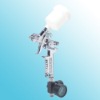 HVLP AIR SPRAY GUN WITH REGULATOR & 125CC PLASTIC CUP STANDARD NOZZLE: 0.8MM