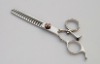 HZ-2 9cr13 handle rotary Left-Handed barber hair thinning scissors