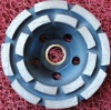 HZ087 double row stone grinding wheel