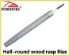 Half round wood rasp steel files
