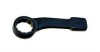 Hammer box bent wrench,striking box bent wrench, striking bent box wrench,carbon steel box ring wrench