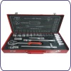 Hand Tool Set - 24 pcs Socket Wrench Set in Iron Box