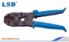 Hand crimping tools for wire -end ferrules