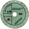 Hand-held high speed L-segment diamond blade for long life cutting abrasive material -- GEAN
