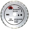 Hand-held high speed segmented diamond cutting blade for fsat cutting hard material/diamond cutting blade--GEHA