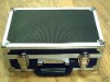 Hard side aluminum trim ghost hunting equipment case