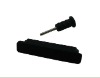 Headphone plug + USB connector dust plugs dustproof for iphone4 4S USB