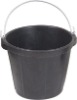 Heavy duty rubber buckets,rubber pail,rubber barrel,construction bucket,agriculture buckets