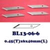 Heavy duty utility cutter blade for various materials