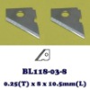 Heavy duty utility cutter blade for various materials