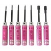 Hex key+Spanner box+Screwdrivers 7in1 tool kits (Pink)