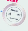 Hi-continuous rim small diamond blade for long life cutting hard and brittle material