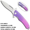 High Quality Liner Lock Knife With Clip 6101-AB5CJ