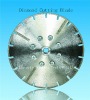 High efficiency Electroplated diamond saw blades with flange