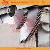High efficiency diamond band saw blade