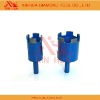 High efficiency diamond tipped drill bit