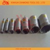 High efficiency diamond tipped drill bit