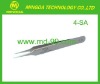 High precise tweezers Cleanroom tweezers 4-SA Stainless steel tweezers.