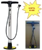 High pressure with guage floor pump