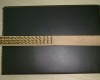 High quality 3*15 wooden handle brass wire brush