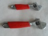 High quality Plastic handle Adjustable Wrench