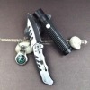 High quality pocket knife with led flashlight tool kits