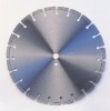 High speed low HP concrete cutting diamond blades