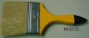 Hog bristle paint brush