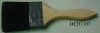 Hog bristle paint brush