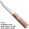 Hot Design Leather Handle Hunting Knife 2179L-P