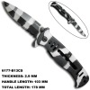 Hot Design Serrated Blade Stainless Steel Knife 6177-B13CS