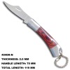 Hot Design Wood Handle Knife With Bead Chain 4040K-N