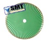 Hot pressed sintered diamond turbo saw blades