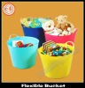Household bucket,flexible plastic bucket/pail