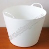 Household storage pail,flexible plastic bucket/pail