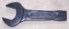 Imperial size striking open end wrench