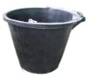 Industry buckets,heavy duty rubber container