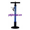 Iron hand inflator with gauge