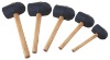 Italy style black rubber mallet hammer