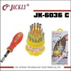JK-6036C,electrician screwdriver set(CR-V 31in1 screwdriver set with socket) ,CE Certification.